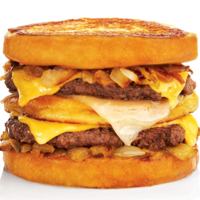 BurgerFi Midtown Grilled Cheese Melt Burger