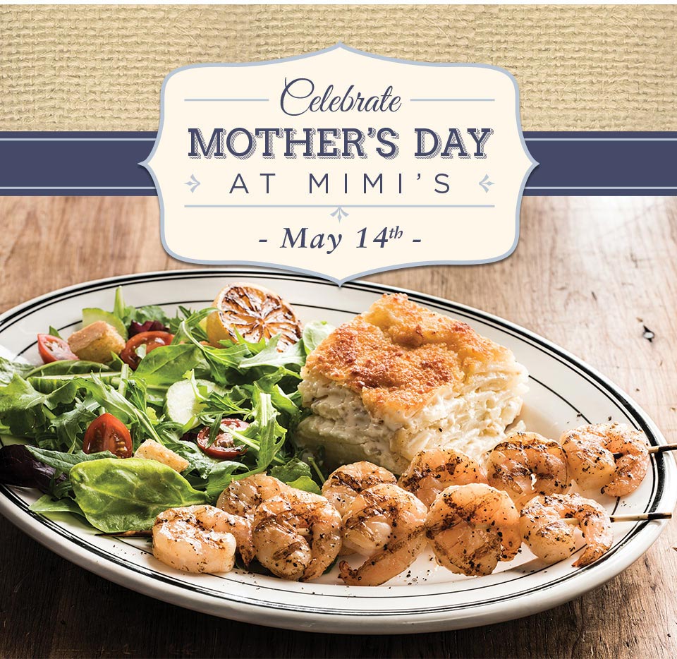 Mimi's Cafe Mother's Day menu